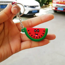 Load image into Gallery viewer, Girl Heart Simulation 3D Avocado Keychain Bag Coin Purse PVC Soft Toy Pendant