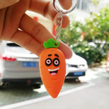 Load image into Gallery viewer, Girl Heart Simulation 3D Avocado Keychain Bag Coin Purse PVC Soft Toy Pendant