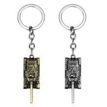 Load image into Gallery viewer, World of Tanks WOT Hot Game 3Colors Metal Tank Key Ring Keychain Pendant Gift