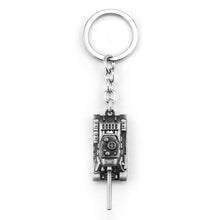 Load image into Gallery viewer, World of Tanks WOT Hot Game 3Colors Metal Tank Key Ring Keychain Pendant Gift